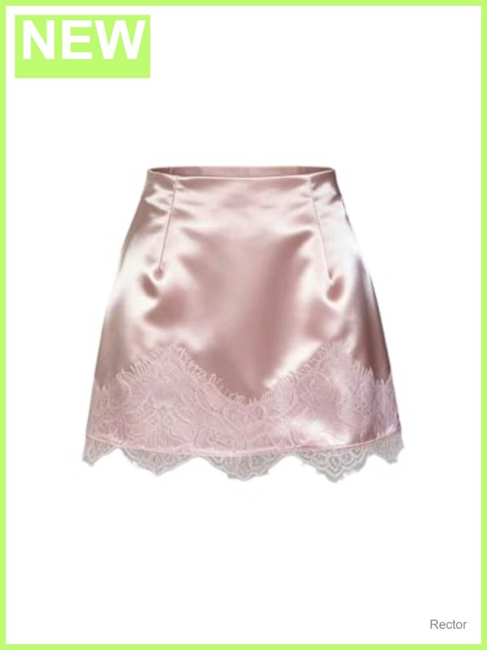 Satin Lace Mini Skirt Low Rise Zipper Slim Fit Going Out